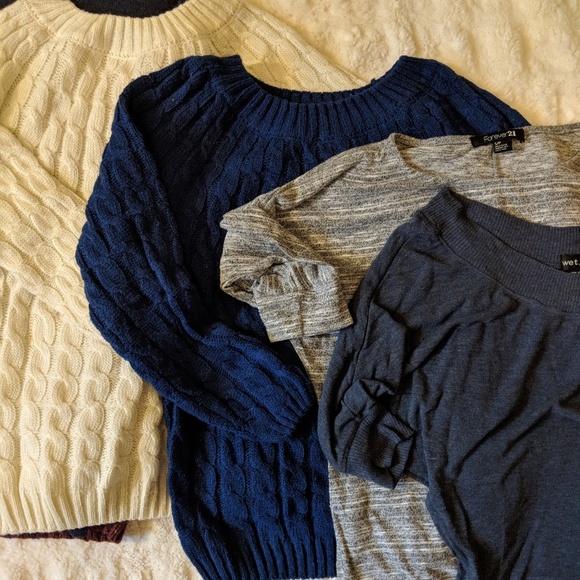Forever 21 Tops - 🍁 7 SWEATER & DRESS BUNDLE DEAL! 🍁 $$ FIRM